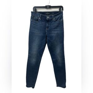 Lucky Brand Skinny Blue Denim Jeans with patch‎ logo Size 6